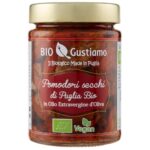 Bio Gustiamo päikesekuivatatud tomatid extra virgin oliiviõlis - 280 g